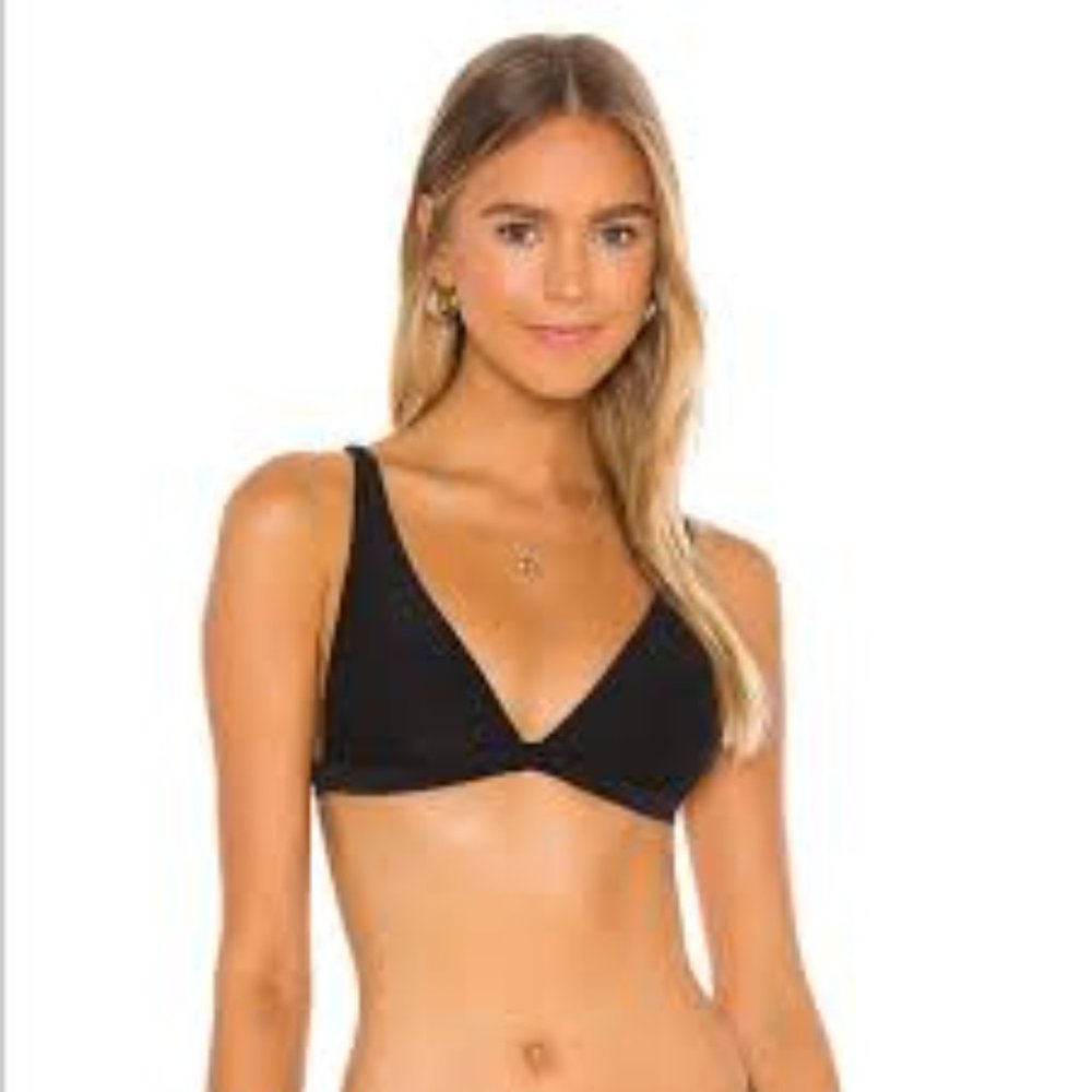 NWT: L*Space Eco Chic Nina Bikini Top Size XL